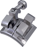 equilibrium® ti, titanium brackets, hook on cuspid, 1 case, Roth 22