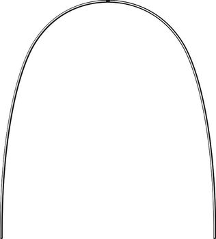 Tensic® ideal arch, mandible, round 0.40 mm / 16 - DENTAURUM USA eShop