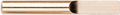 Lower welding electrode, wide, flat