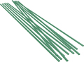 Preformed wax bars, green, half-round, 2.0 x 1.0, standard