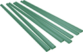 Preformed wax bars, lingual bars, green, 4.0 x 2.0 mm, standard