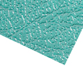 Wax sheet, standard, green, coarse grain, 0.5 mm