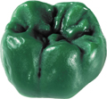 StarWax CB modelling wax, green
