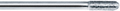 Diasint diamond bur, small, form: cylindrical, domed end