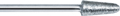 Diasint diamond bur, large, form: conical, domed end