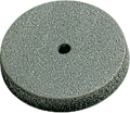 Rubber polisher, grey, ø 22 mm, form: disc