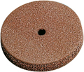 Rubber polisher, red, ø 22 mm, form: disc