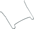Noninium® standard labial arch, length 28 mm