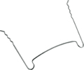 Noninium® standard labial arch, length 34 mm