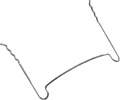 Noninium® standard labial arch, length 37 mm