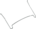 Noninium® standard labial arch, length 46 mm