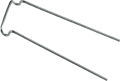 Noninium® Adams clasp, length 12 mm