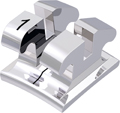 equilibrium® 2, metal bracket, tooth 41, -1° torque, 0° angulation, Roth 18
