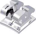 equilibrium® 2, metal bracket, tooth 41, -6° torque, 0° angulation, McLaughlin-Bennett-Trevisi** 18