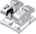 equilibrium® 2, metal bracket, tooth 42, -6° torque, 0° angulation, McLaughlin-Bennett-Trevisi** 18