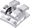 equilibrium® 2, metal bracket, tooth 42, 0° torque, 0° angulation, Ricketts® Universal 18