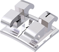 equilibrium® 2, metal bracket, tooth 21, 0° torque, 0° angulation, Standard Edgewise 18