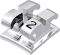equilibrium® 2, metal bracket, tooth 32, 0° torque, 0° angulation, Standard Edgewise 18
