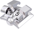 equilibrium® 2, metal bracket with hook, tooth 35, -22° torque, 0° angulation, Roth 18