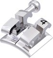 equilibrium® 2, metal bracket with hook, tooth 24, -7° torque, 0° angulation, McLaughlin-Bennett-Trevisi** 18