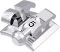 equilibrium® 2, metal bracket with hook, tooth 35, -17° torque, +2° angulation, McLaughlin-Bennett-Trevisi** 18