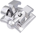equilibrium® 2, metal bracket with hook, tooth 33, +7° torque, +5° angulation, Ricketts® Universal 18