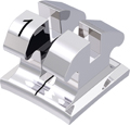 equilibrium® mini, metal bracket, tooth 41, -1° torque, 0° angulation, Roth 18