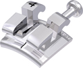 equilibrium® mini, metal bracket with hook, tooth 14, -7° torque, 0° angulation, McLaughlin-Bennett-Trevisi** 18