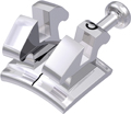 equilibrium® mini, metal bracket with hook, tooth 15, -7° torque, 0° angulation, McLaughlin-Bennett-Trevisi** 18