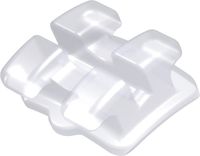 discovery® pearl, ceramic bracket, tooth 45, -17° torque, +2° angulation, McLaughlin-Bennett-Trevisi** 18