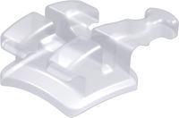 discovery® pearl, ceramic bracket with hook, tooth 23, -2° torque, +13° angulation, Roth 18