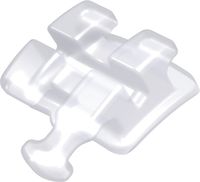 discovery® pearl, ceramic bracket with hook, tooth 35, -22° torque, 0° angulation, Roth 18