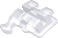 discovery® pearl, ceramic bracket with hook, tooth 44, -17° torque, 0° angulation, Roth 18