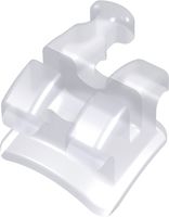 discovery® pearl, ceramic bracket with hook, tooth 13, 0° torque, +8° angulation, McLaughlin-Bennett-Trevisi** 18