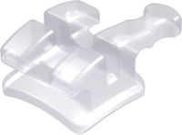 discovery® pearl, ceramic bracket with hook, tooth 23, 0° torque, +8° angulation, McLaughlin-Bennett-Trevisi** 18