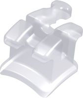 discovery® pearl, ceramic bracket with hook, tooth 25, -7° torque, 0° angulation, McLaughlin-Bennett-Trevisi** 18