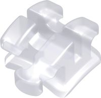 discovery® pearl, ceramic bracket with hook, tooth 33, 0° torque, +3° angulation, McLaughlin-Bennett-Trevisi** 18