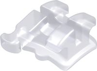 discovery® pearl, ceramic bracket with hook, tooth 43, 0° torque, +3° angulation, McLaughlin-Bennett-Trevisi** 18