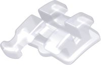 discovery® pearl, ceramic bracket with hook, tooth 45, -17° torque, +2° angulation, McLaughlin-Bennett-Trevisi** 18