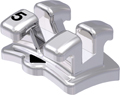 discovery® smart, metal bracket, tooth 45, -17° torque, +2° angulation, McLaughlin-Bennett-Trevisi** 18