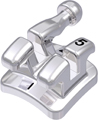 discovery® smart, metal bracket with hook, tooth 25, -7° torque, 0° angulation, Roth 18