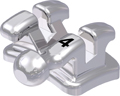 discovery® smart, metal bracket with hook, tooth 34, -17° torque, 0° angulation, Roth 18