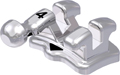 discovery® smart, metal bracket with hook, tooth 44, -17° torque, 0° angulation, Roth 18