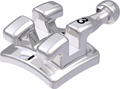 discovery® smart, metal bracket with hook, tooth 23, 0° torque, +8° angulation, McLaughlin-Bennett-Trevisi** 18