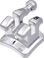 discovery® smart, metal bracket with hook, tooth 25, -7° torque, 0° angulation, McLaughlin-Bennett-Trevisi** 18