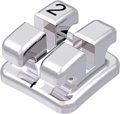 discovery®, metal bracket, tooth 12, 0° torque, 0° angulation, Standard Edgewise 22