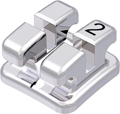 discovery®, metal bracket, tooth 22, 0° torque, 0° angulation, Standard Edgewise 22