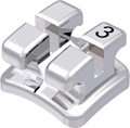 discovery®, metal bracket, tooth 23, 0° torque, 0° angulation, Standard Edgewise 22