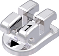 discovery®, metal bracket, tooth 31, 0° torque, 0° angulation, Standard Edgewise 22