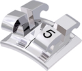 equilibrium® 2, metal bracket, tooth 35, 0° torque, 0° angulation, Standard Edgewise 22